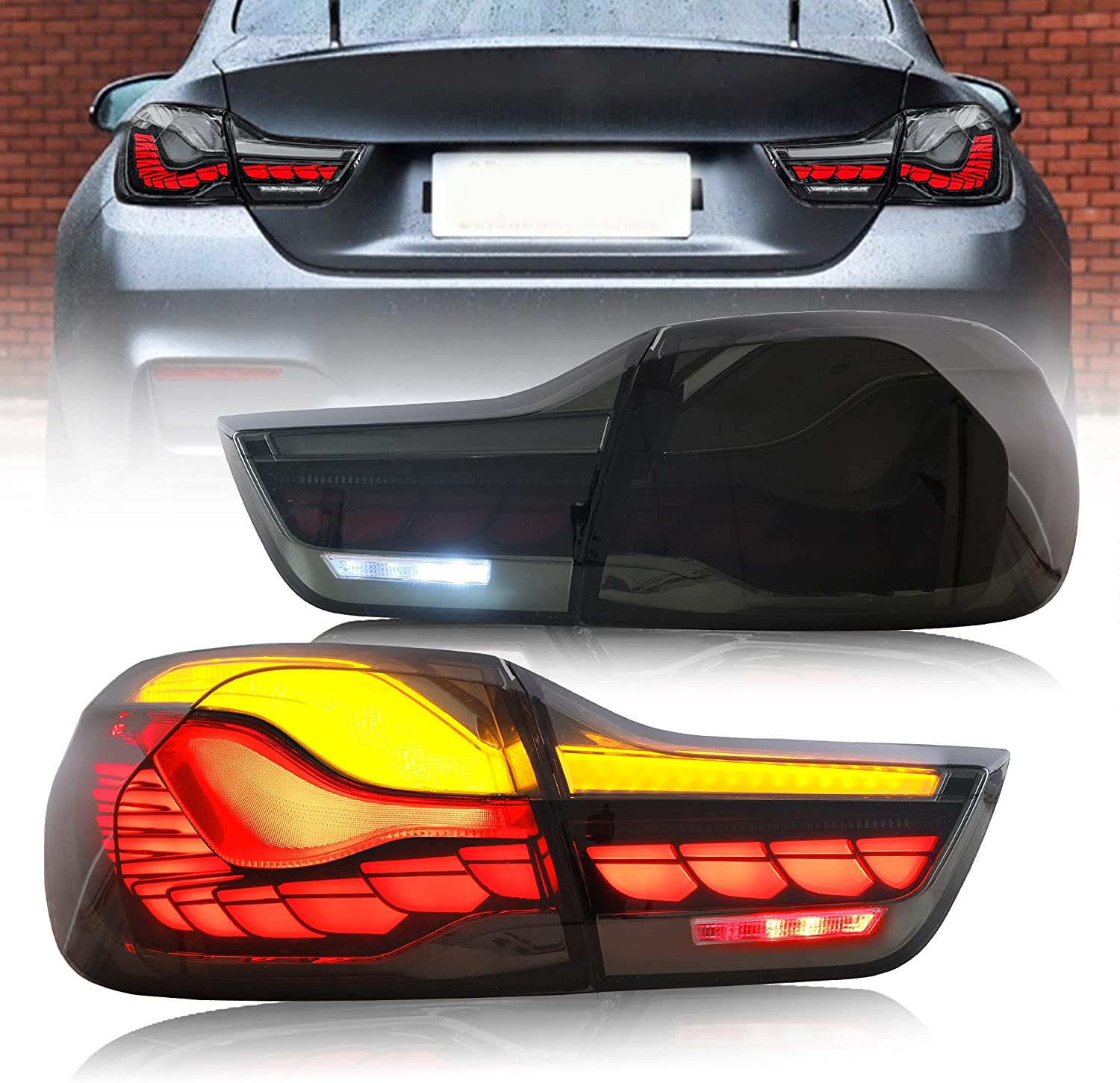 LED-Rückleuchten-Set in OLED-Optik für BMW 4er F32 / F36