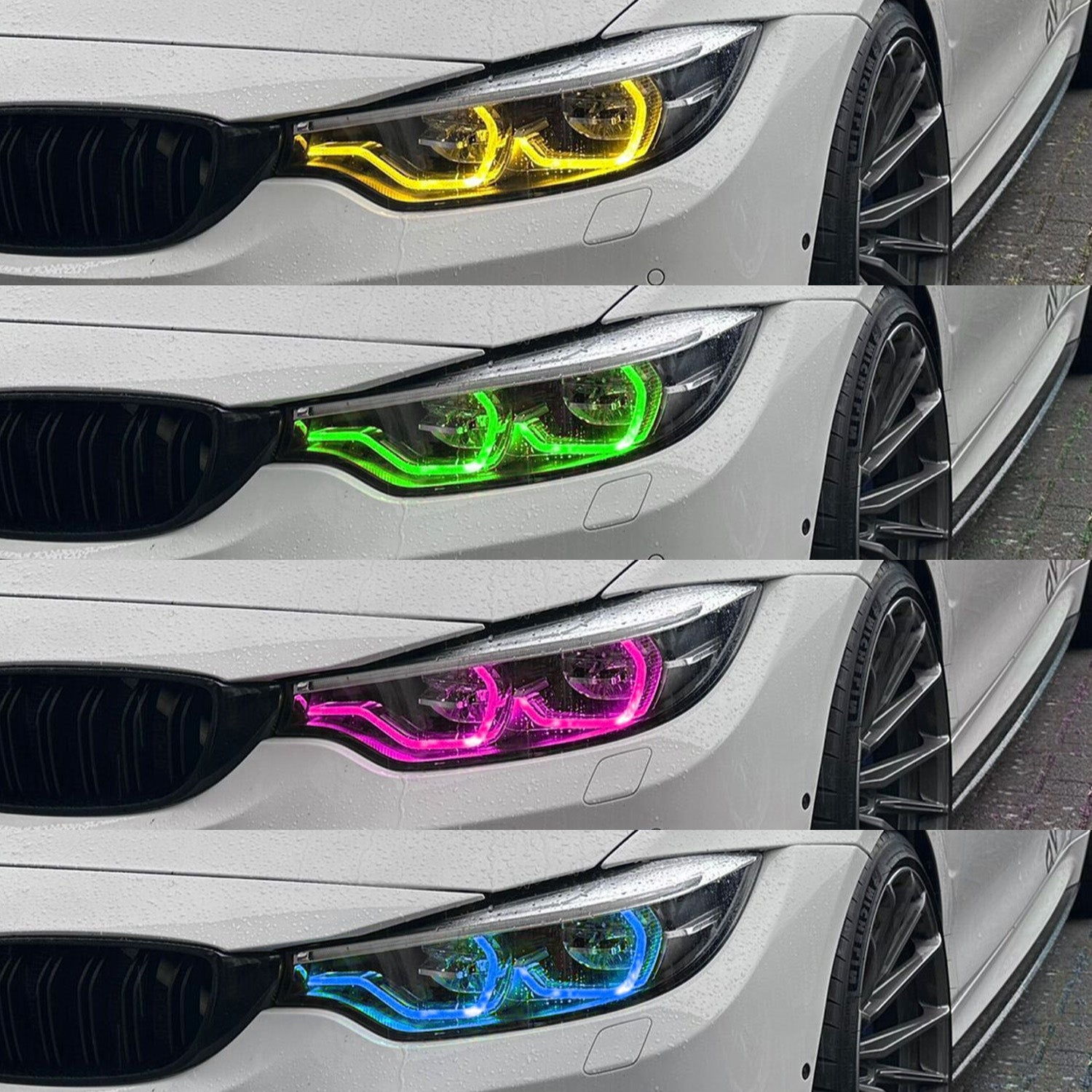 RGBW-Tagfahrlichtmodule für BMW M3 F80 / M4 F82 / 4er F32–F36 LCI