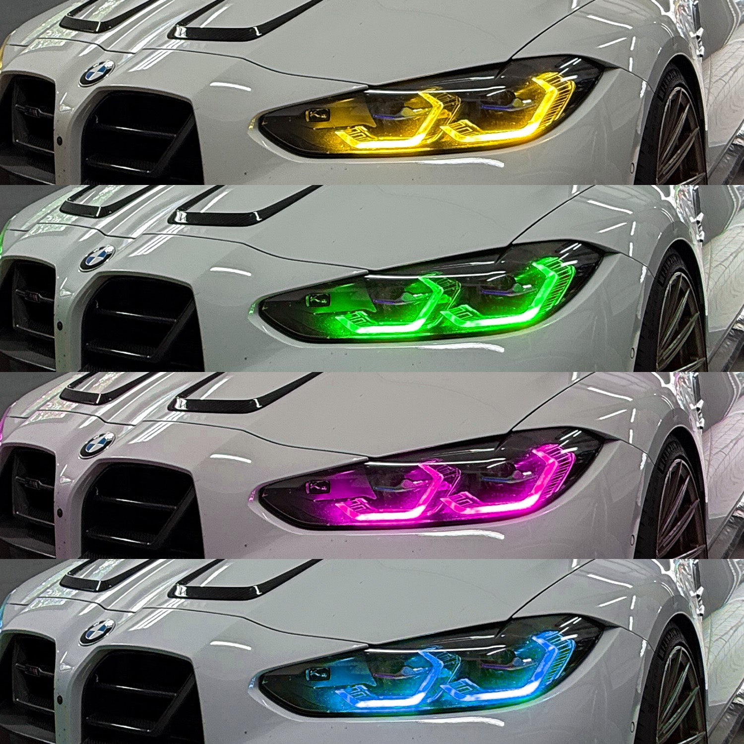 RGBW-Tagfahrlichtmodule für BMW M3 G80–G81 / M4 G82–G83 – Laserlicht